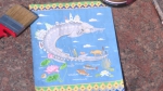 В Астрахани городское пространство украсили рисунками