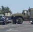 На севере Астраханской области военный грузовик протаранил «Ладу», видео - Punkt-a.info