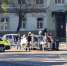 Две иномарки в самом центре Астрахани столкнулись так, что одна задымилась - Астрахань.Ру