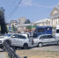 В Астрахани на перекрёстке иномарка въехала в ограждение - ГТРК Лотос