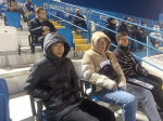Студенты колледжа посетили футбольный матч
