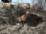 На магистральном водопроводе в Приволжском районе произошла авария