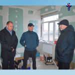 В селе Марфино Володарского района продолжается капитальный ремонт участковой больницы