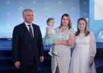 Астраханская семья Плотниковых удостоена медали Станислава Говорухина в Москве