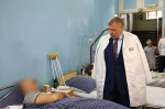 Игорь Бабушкин посетил военнослужащих в госпитале