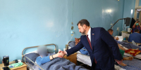 Астраханский вице-губернатор навестил военнослужащих в госпитале - ГТРК Лотос
