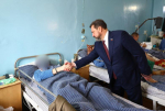Вице-губернатор и сенатор Совфеда посетили Астраханский военный госпиталь