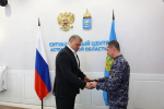 Губернатор Астраханской области наградил сотрудников Росгвардии