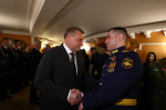 Астраханский губернатор поздравил защитников Отечества с праздником
