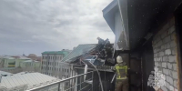 В Астрахани росгвардейцы эвакуировали людей из горящего здания - Газета Волга