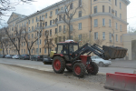 Оставшийся участок ливневки в центре Астрахани протянут без вскрытия асфальта