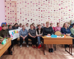 В Харабалинском комплексном центре социального обслуживания населения в рамках Года защитника Отечества и 80-летия Победы в Великой Отечественной войне прошла интеллектуальная игра