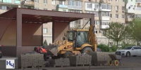 В Астрахани продолжается реконструкция Комсомольской набережной - Астрахань 24