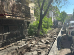 В Астрахани продолжается ремонт улиц, ведущих к набережной Волги
