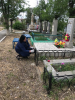 Завершены работы по санитарной уборке территории, прилегающей к Мемориальному комплексу на старом кладбище