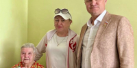 Поздравления тружеников тыла с 80-летием Победы от Владимира Сухарева - Дума