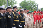Астрахань торжественно встретила агитпоезд Минобороны РФ
