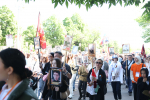 На торжественное построение войск и Бессмертный полк в Астрахани пришло около 60 тысяч человек
