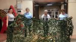 В Астраханской области мастерицы Приволжского района изготовили масксеть