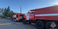 Открытое горение ликвидировано на пожаре в поселке Трусово Астраханской области - Газета Волга