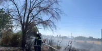В селе Яксатово Астраханской области горела сухая трава - Астрахань 24