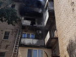 При пожаре на улице Безжонова в Астрахани пострадали дети