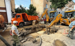 Астрводоканал: с серьезной аварией на магистральном трубопроводе  ремонтники бьются с понедельника