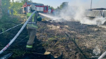 В воскресенье астраханским пожарным вновь пришлось бороться с крупным возгоранием