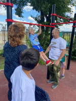 В рамках года Защитника Отечества для воспитанников Лиманского СРЦ «Дружба» провели патриотическое мероприятие