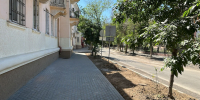 На площади Шаумяна отремонтировали тротуары - Ast-News.Ru