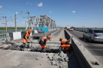 В Астраханской области идёт ремонт моста через Бобёр
