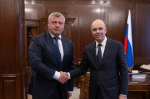 Астраханский губернатор встретился главой Минфина России