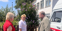 В селе Лесное Астраханской области продолжается капремонт участковой больницы по нацпроекту - Портал органов государственной власти