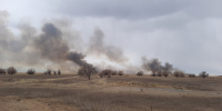 Астрахань заволокло дымом из-за ландшафтного пожара - Bloknot-Astrakhan.Ru