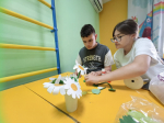 Волонтёры Культуры провели мастер-класс в центре развития личности «Алые паруса»
