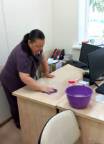 СУББОТНИК В НАШЕЙ ПОЛИКЛИНИКЕ