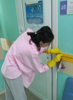 СУББОТНИК В НАШЕЙ ПОЛИКЛИНИКЕ