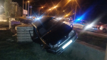 В Астрахани в результате ДТП перевернулся автомобиль с молодым водителем