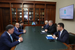 Астраханский губернатор принял посла Казахстана в России