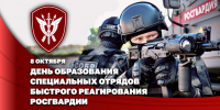Директор Росгвардии Герой России генерал армии Виктор Золотов поздравил личный состав и ветеранов СОБР с профессиональным праздником - Росгвардия
