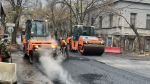 дорога, ремонт, техника, ремонт дороги, асфальт, асфальтоукладчик, дорожные рабочие
