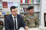 Астраханский губернатор посетил филиал фонда «Защитники Отечества» в Володарском районе