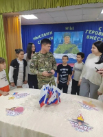 В астраханских соцучреждениях прошли патриотические встречи с участниками СВО в честь Дня Героев Отечества