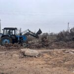В Стрелецком навели порядок после аварии: проведён субботник