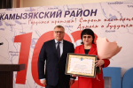Астраханский губернатор поздравил камызякцев со столетием района