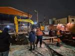 Астрводоканал устраняет аварию на магистральном водоводе