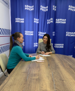 Личный приём астраханцев провела депутат Анастасия Бубнова