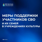 Семьям участников СВО доступны льготы для посещения учреждений культуры Астраханской области