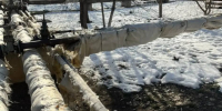Труба горячего водоснабжения лопнула от мороза в астраханской больнице - Punkt-a.info
