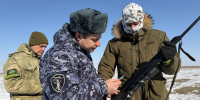 В Астраханской области Росгвардия и служба природопользования увеличили рейды по охране краснокнижных антилоп - Росгвардия